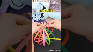 Try this spinning paper flower! #shorts