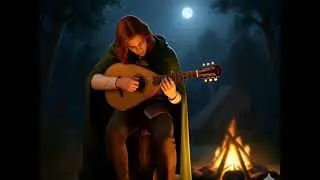 Kvothe y el laud.