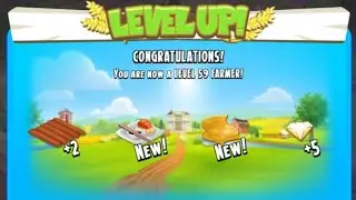 Hay Day Gameplay 257 , Upgrade Level (Level 59)