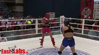 2019 WAKO Hungarian cup   K1 52kg  Mayerova SVK vs Al Saffu FIN