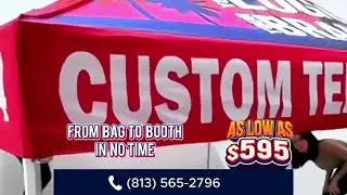 BTX Sports Custom 10x10 Canopy Tent | Durable, Vibrant & Event-Ready 🎪