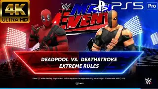 Deadpool vs. Deathstroke: Epic WWE 2K24 Showdown | 4k60FPS PS5 Pro
