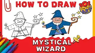 How to DRAW MYSTICAL WIZARD | FANTASY CHARACTER | STEP BY STEP DRAWING
