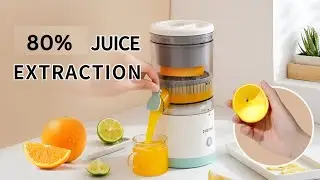 Fresh Juice in Seconds &mdash; No Peeling Needed! 🍇🍊⚡ #gadget #juice 