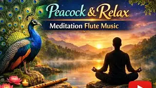 Peacock 🦚 | Peaceful Meditation Flute Music for Deepcalm & Mindfulness l Stress Relief, Deep Sleep.