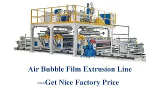 #airbubble Film Extrusion Line 2layers Twin Screw PE Air Bubble Film Extrusion Machine Indonesia