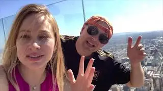SKYSPACE LA! TALLEST OBSERVATION DECK IN LOS ANGELES and SKYSLIDE