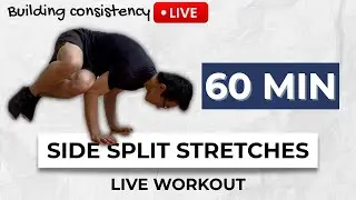 Consistency Over Perfection - Daily Side Split Stretching Workout (Beginner Friendly)