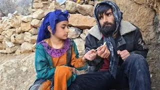 Tears of a Disabled Cave Boy Missing His Mother | Hard Life in the Zagros Mountains 🌿💔