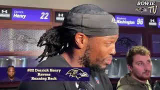 Hear from Ravens RB Derrick Henry  | Baltimore Ravens Practice (October 4, 2024)