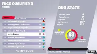 How I Qualified to the FNCS Finals (Week 3 w/nextra)