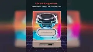 Review: Divoom MiniToo Retro PC-Style Computer Speaker, Smart Pixel Screen with DIY Faces, Blu...