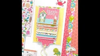 Doodlebug Design Seaside Summer Cascade Mini Album