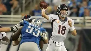 Denver Broncos beat Detroit Lions 24-12! Peyton Manning throws 2 Touchdowns!