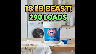 Arm & Hammer Powder Laundry Detergent Review: 18 lb Bulk Pail! 290 Loads + Stain Test 2026