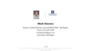 PARCEL A W ALMY ROAD, HOWARD CITY, MI Presented by Mark Stevens.