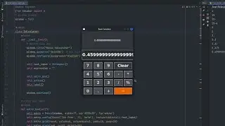 python GUI for Creating A Calculator Using Tkinter || python GUI