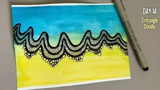 Watch a Soothing Artwork Unfold Before Your Eyes! | Day 14