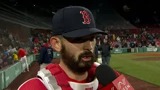 Red Sox's Connor Wong Takes a Break!