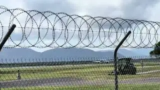 Korean Air Boeing 777 first flight departing Cairns International Airport 