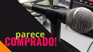 MICROFONE - Veja como Fazer um Pedestal, Vara de Boom ou Mike de Ganho com Reciclagem !!