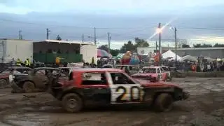 smithville fair 2010 demolition derby heat 1