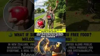 New Zealand Plants Fruit Trees on Sidewalks | Free Food for All Citizens 🍎🌿