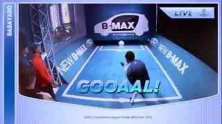 UEFA Champions League Ambassadors at the B-MAX Challenge