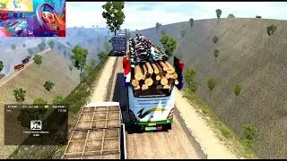 Euro Truck Simulator 2 | Dangerous Realistic Driving with Steering Wheel & Gear Shifter EP03 #video