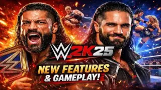 WWE 2K25 LIVE 🔴 Roman Reigns vs Seth Rollins | Epic Fight | #Shorts