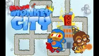 Using LOW level SUPER MONKEYS on a MONKEY TEAMS in Bloons Monkey City