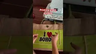 printing eco green  bag