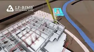 LFBJMB Swimming Gym Space Frame Hoisting Demonstration