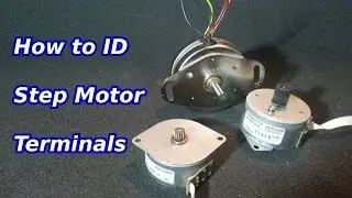How to Identify the Terminals of a Stepper Motor