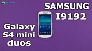 Распаковка Samsung Galaxy S4 Mini Duos I9192 White Frost