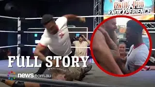 UFC great&rsquo;s son Raja Jackson pummels pro wrestler unconscious