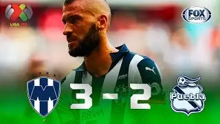 Monterrey - Puebla [3-2] | GOLES | Jornada 10 | Liga MX