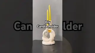 DIY Papier Mache Candle Holder ✨ | Full Tutorial on YouTube#shorts #papermache #papercraft #candle