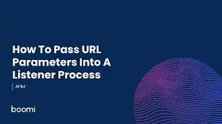 APIM - How To Pass URL Parameters Into A Listener Process