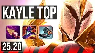 KAYLE vs AATROX (TOP) | 13/4/9, Dominating | EUW Master | 25.20