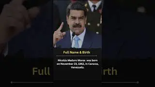 Nicolas Maduro Biography #shorts #viral #trending  #facts  #biography