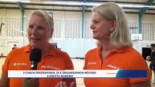 Resientemente 2 coach profeshonal di e organisashon NEVOBO tabata na Boneiru