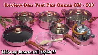 Review dan Test Pan Oxone Tipe OX - 933 ||Panci Eco Cookware Set