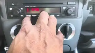 How to fix your radio code on 2002 Audi TT
