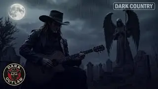 THE DEVIL WALKS WITH ME - Dark Country Music | Dark Outlaw Country Songs (LYRIC VIDEO)