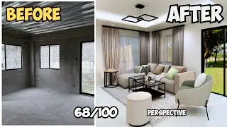 How to Turn a Bare Concrete Unit into a Minimalist Dream Space