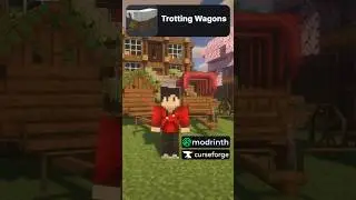 Review de Mini mod (Trotting Wagons) #minecraft #minecraftshorts #minecraftmods #minecraftespa&ntilde;ol