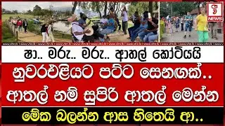 නුවරඑළියට පට්ට සෙනඟක්.. ආතල් නම් සුපිරි ආතල් මෙන්න