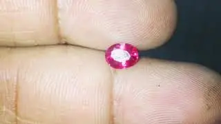 0.83ct Natural Ruby piece , Ceylon Origin beautiful gem piece , Have excellent clarity and luster