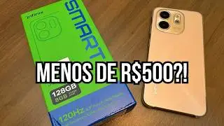 INFINIX SMART 9: O MELHOR CELULAR POR CERCA DE R$ 500? - UNBOXING E PRIMEIRAS IMPRESSÕES